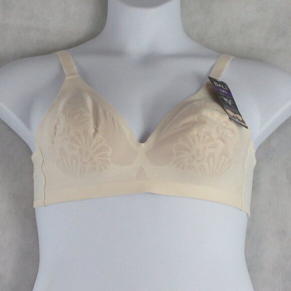 Bali Women's Beauty Lift Gravity Defying Wireless Bra, Porcelain Nude, 34D - Picture 1 of 5